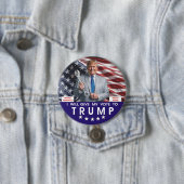TRUMP-ABZEICHEN-SCHALTFLÄCHE BUTTON (Beispiel)