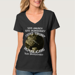 Trump Adolph V neck T-Shirt