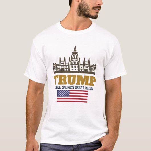 Trump Again 2025 – Patriotic Bold Statement Gift T-Shirt (Vorderseite)