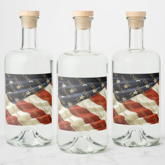 TRUMP ALKOHOLFLASCHENETIKETT (Flaschen)