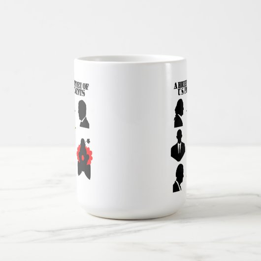 Trump als Clown: Eine kurze Geschichte der US-Präs Kaffeetasse (Mittel)