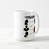 Trump als Clown: Eine kurze Geschichte der US-Präs Kaffeetasse (VorderseiteRechts)