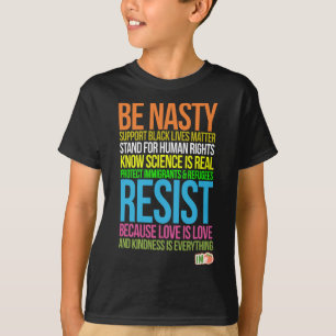 Trump als Ekliges schwarzes Leben gegen Immigran T-Shirt