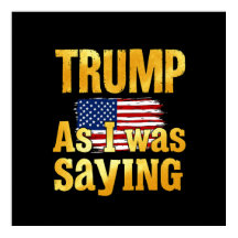 Trump als ich Sprichwort war: ein lustiges politis