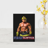 Trump als Kämpfer Trump 2024 Karte (Gelbe Blume)