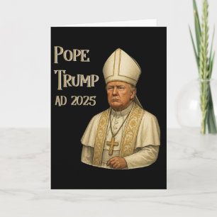 Trump als Papst der Vatikan Kirche - Papst Trump A Karte