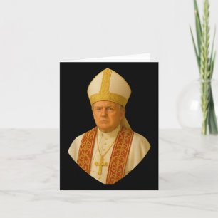 Trump als Papst T-Shirt Meme Funny Karte