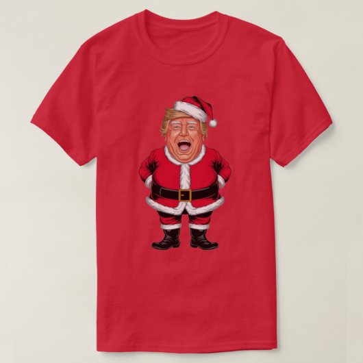 Trump als Santa Claus T-Shirt (Design vorne)