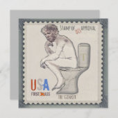 Trump als stinker-Weihnachtskarte Feiertagskarte (Vorne/Hinten)