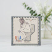 Trump als stinker-Weihnachtskarte Feiertagskarte (Stehend Vorderseite)