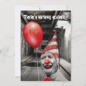 Trump als Trumps Clowns Halloween Einladung (Vorderseite)