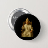 Trump als vatikanischer Kirchenpapst Funny Pope Tr Button (Vorne & Hinten)