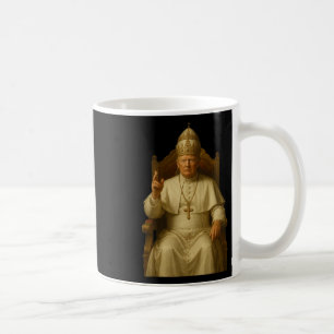 Trump als vatikanischer Kirchenpapst Funny Pope Tr Kaffeetasse