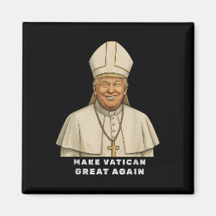 Trump als vatikanischer Kirchenpapst Trump macht V Magnet