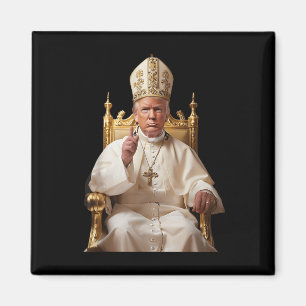 Trump als vatikanischer Kirchenpapst Vatikan Chris Magnet