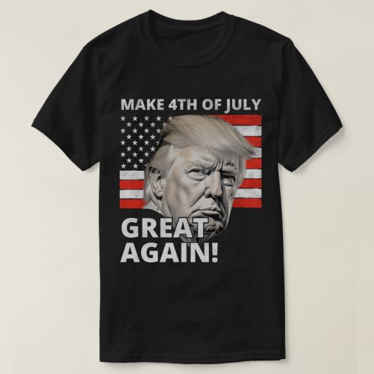 Trump am 4. Juli T-Shirt (Design vorne)