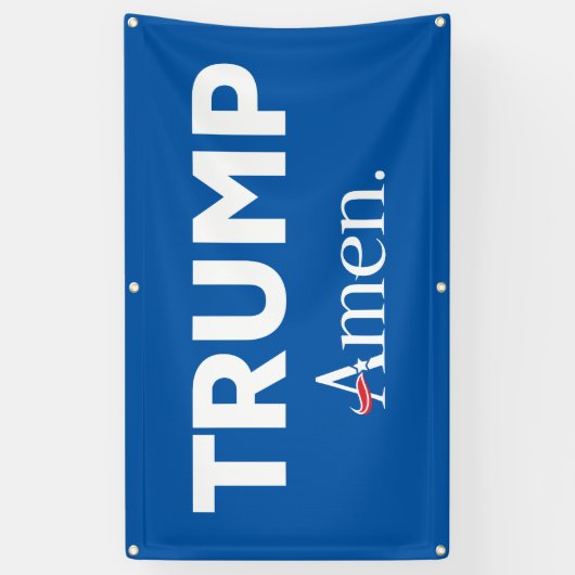 Trump Amen Banner (Vertikal)