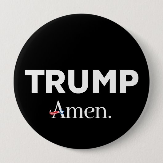 Trump Amen Button (Vorderseite)