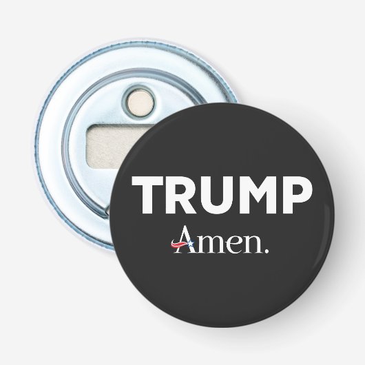 Trump Amen Flaschenöffner (Vorderseite)