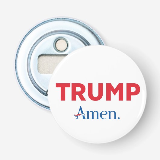 Trump Amen Flaschenöffner (Vorderseite)