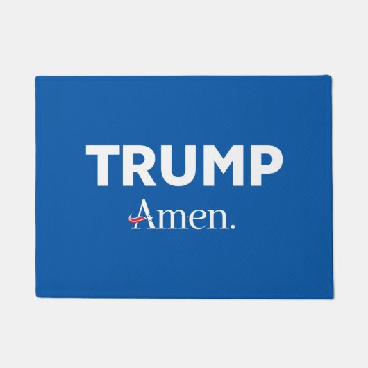 Trump Amen Fußmatte (Vorderseite)