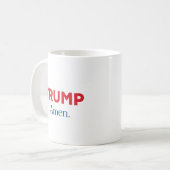 Trump Amen Kaffeetasse (Vorderseite Links)