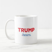 Trump Amen Kaffeetasse (Links)