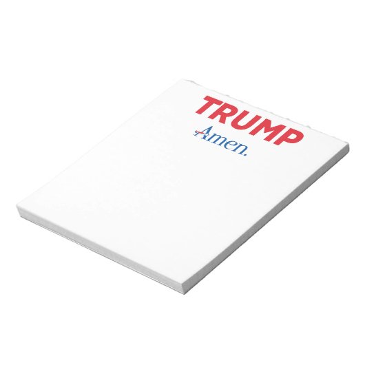 Trump Amen Notizblock (Rotiert)