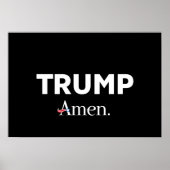 Trump Amen Poster (Vorne)