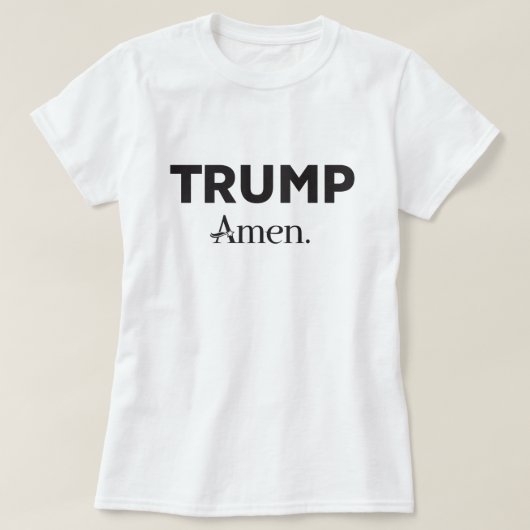 Trump Amen T-Shirt (Design vorne)