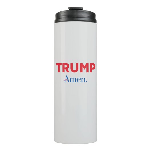 Trump Amen Thermosbecher (Vorderseite)