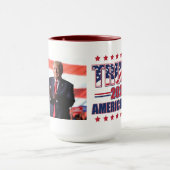 Trump America zuerst Tasse (Zentrum)