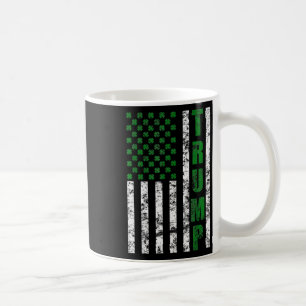 Trump American Flag Vintag St Patricks Day Shamro Kaffeetasse