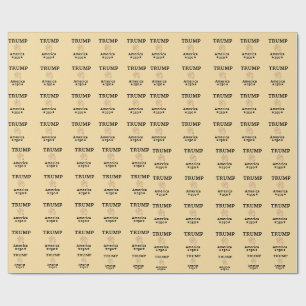Trump Amerika 250 Personalisierter Name  Geschenkpapier