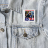 Trump - Amerika braucht einen Cowboy Button (Beispiel)