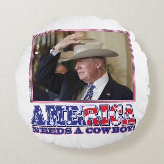 TRUMP-AMERIKA-COWBOY RUNDES KISSEN