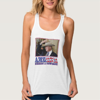 TRUMP-AMERIKA-COWBOY TANK TOP