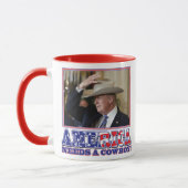 TRUMP-AMERIKA-COWBOY TASSE (Links)