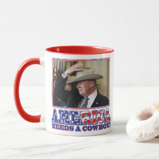 TRUMP-AMERIKA-COWBOY TASSE