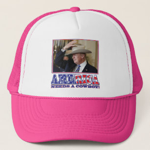 TRUMP-AMERIKA-COWBOY TRUCKERKAPPE