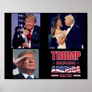 Trump - Amerika zurück bringen Poster