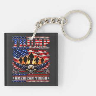 Trump Amerikanisch Stark Patriotisch Schlüsselanhänger