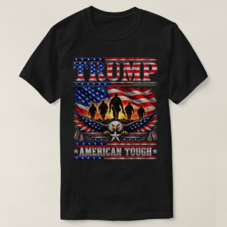 Trump Amerikanisch Stark Patriotisch T-Shirt