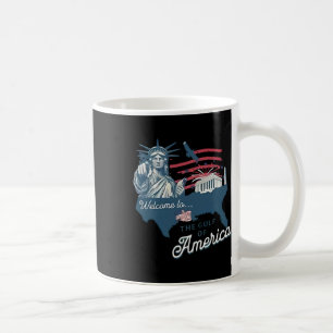 Trump Amerikas Golf-Mexiko-Funny Trump-USA-Flagge Kaffeetasse