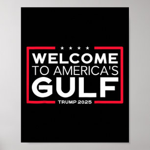 Trump Amerikas Golf-Mexiko Präsident Trump 2025 A Poster