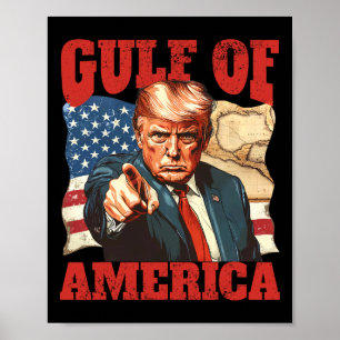 Trump Amerikas Golf-Mexiko Präsident Trump 2025 Poster