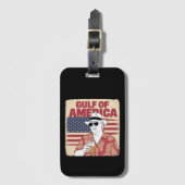 Trump Amerikas Golf-Mexiko-Präsident Trump Gepäckanhänger (Vorderseite Vertikal)