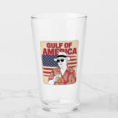 Trump Amerikas Golf-Mexiko-Präsident Trump Glas (Vorderseite)