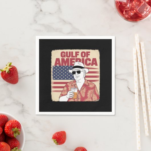 Trump Amerikas Golf-Mexiko-Präsident Trump Serviette (Beispiel)