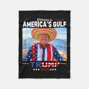 Trump Amerikas Golf-Mexiko-Präsident Trump Somber Fleecedecke
